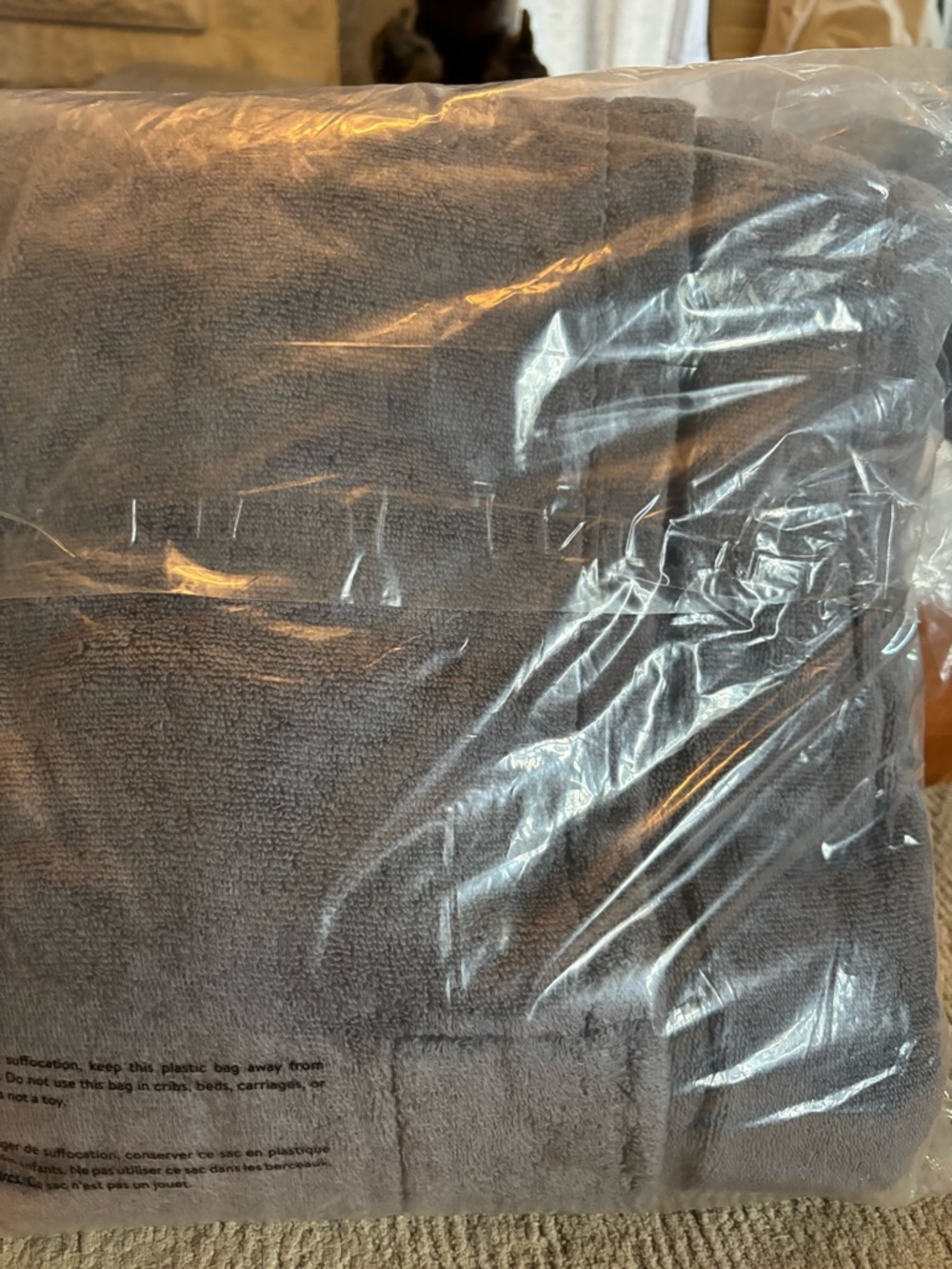 brooklinen Super-Plush Robe Graphite)📣 - Picture 6 of 7